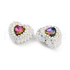 Polymer Clay Glass Rhinestone Beads CLAY-NH0001-13H-2