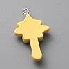 Opaque Resin Pendants RESI-CJC0011-27E-2