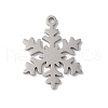 Non-Tarnish 5Pcs Christmas 201 Stainless Steel Pendants STAS-Z068-01P-02-1