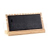 Rectangle Wood Necklaces Display Stands PW-WG1D9C2-01-1