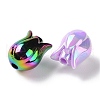 UV Plated Acrylic Beads X-SACR-G034-07-2