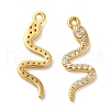 925 Sterling Silver Micro Pave Cubic Zirconia Pendants STER-I010-38G-1