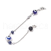 Evil Eye Lampwork Pointed Dowsing Pendulums PALLOY-JF02088-2