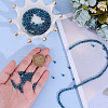 Olycraft 3 Strands Natural Apatite Beads Strands G-OC0003-01-3
