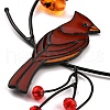 Alloy Enamel Pendant Decoration HJEW-XCP0001-18-3