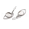 201 Stainless Steel Earring Hooks STAS-Z036-13P-2