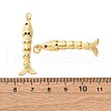 Rack Plating Brass Micro Pave Cubic Zirconia Pendants KK-M309-38F-G-3
