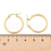 Ion Plating(IP) 304 Stainless Steel Hoop Earrings EJEW-N0016-11G-C-5