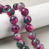 Natural Multi-Color Agate Beads Strands G-A261-B15-14mm-1