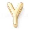 Rack Plating Brass Slide Charms KK-M254-15G-Y-1