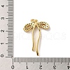 Rack Plating Brass Micro Pave Clear Cubic Zirconia Pendants KK-C047-19G-3