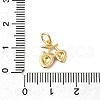 Brass Enamel Charms KK-P303-06C-G-3