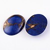 Dyed Synthetic Lapis Lazuli Oval Cabochons G-E294-04B-2