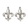 Lily Symbol Tibetan Style Alloy Pendants PALLOY-E776-01AS-01-1