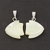 Natural Trochid Shell/Trochus Shell Pendants SSHEL-K027-10-2