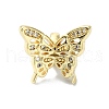 Rack Plating Brass Micro Pave Clear Cubic Zirconia Beads KK-U014-09G-1