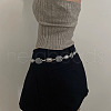 Alloy Oval Link Chain Waist Beads FS-WGA0700-01-5