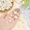   112Pcs 14 Style ABS Plastic Imitation Pearl Pendants KY-PH0001-85-3