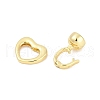 Brass Fold Over Clasps KK-M311-12G-2