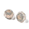 Resin Rhinestone Rondelle Beads OACR-S048-02D-1