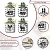 Wooden Pendant Decoration HJEW-WH0074-019-3