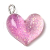 Gradient Color Transparent Resin Pendants RESI-A023-01B-1