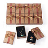 Rectangle Paper Necklace & Finger Ring Storage Boxes CON-TAC0014-08C-10