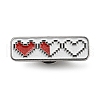 Heart Progress Bar Enamel Pins JEWB-Z009-03P-1