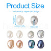 Beadthoven 100Pcs 4 Styles Natural Cultured Freshwater Pearl Beads PEAR-BT0001-02-15