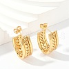 201 Stainless Steel Stud Earrings EJEW-Q026-21G-B-4
