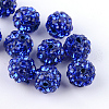 Handmade Polymer Clay Disco Ball Beads RB-R040-6mm-09-1