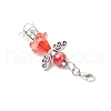 Angel Handmade Glass Beaded & Acrylic Pendants Decorations HJEW-JM03401-5