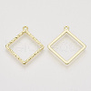 Alloy Open Back Bezel Pendants PALLOY-N150-37A-2