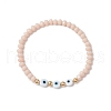 2Pcs Glass Beads Stretch Bracelets BJEW-JB11576-3