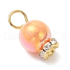 Opaque Acrylic Pendants PALLOY-JF03930-02-4