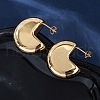 Flat Round 304 Stainless Steel Stud Earrings EJEW-A125-16G-3
