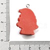 Christmas Theme Opaque Resin Pendants RESI-F054-A02-3