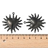Ion Plating(IP) 304 Stainless Steel Pendants STAS-H223-15B-02-3