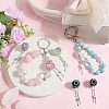SUNNYCLUE 6Pcs 6 Colors Handmade Polymer Clay Rhinestone Beads CLAY-SC0001-91-4