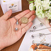 CHGCRAFT 316 Stainless Steel Pendant Necklaces NJEW-CA0001-18-3