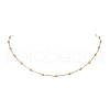 304 Stainless Steel Ball Cable Chain Necklaces NJEW-JN05166-01-2