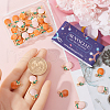 SUNNYCLUE 40Pcs 2 Colors Alloy Enamel Pendants ENAM-SC0005-30-3