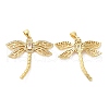 Brass Micro Pave Cubic Zirconia Pendants KK-M249-14G-1