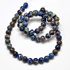 Natural Imperial Jasper Round Bead Strands G-I103-6mm-08-2