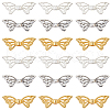 SUNNYCLUE 150Pcs 3 Colors Zinc Alloy Butterfly Beads FIND-SC0011-83-1