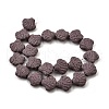 Dyed Natural Lava Rock Beads Strands G-A264-A04-01E-2