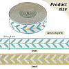 Olycraft 12M Polyester Jacquard Leaf Ribbon OCOR-OC0001-46A-2