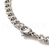 304 Stainless Steel Enamel Pendant Necklaces NJEW-P293-03P-4