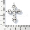 Rack Plating Alloy with ABS Imitation Pearl Pendants FIND-Z051-08P-3