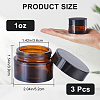 Column Glass Screw Top Bead Jars CON-WH20001-05-2